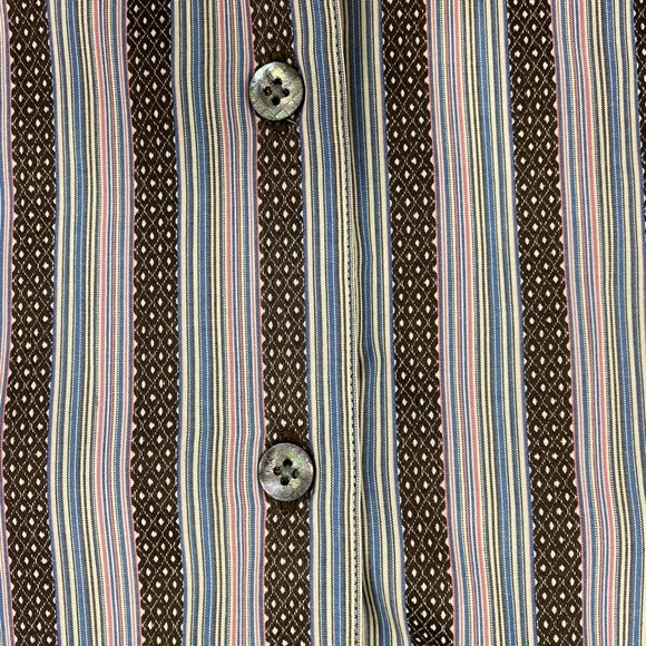 Robert Graham Long Sleeve Button Down Shirt Size Large - Picture 7 of 10